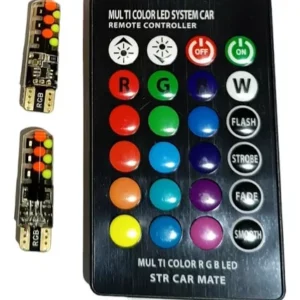 Par bombillos LED RGB - T10