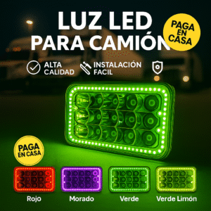 Par lamparas LED tipo kenworth