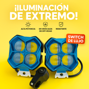 Par exploradoras 4 Lentes con switch impermeable