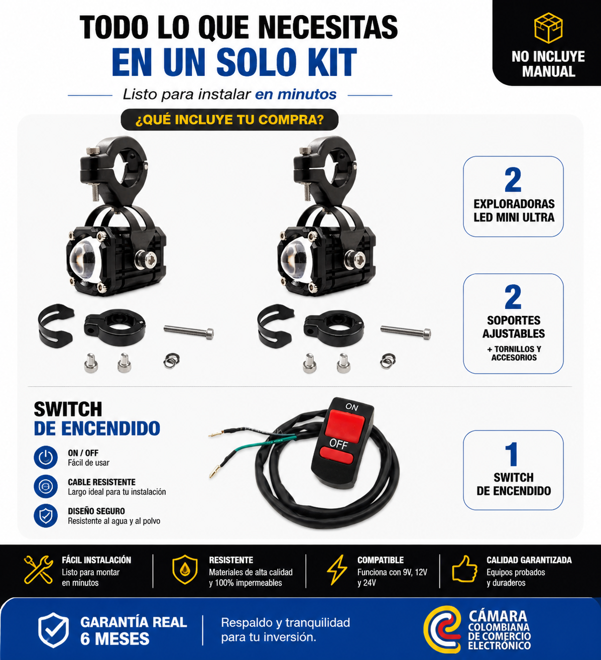 Par proyectores LED mini ultra td34
